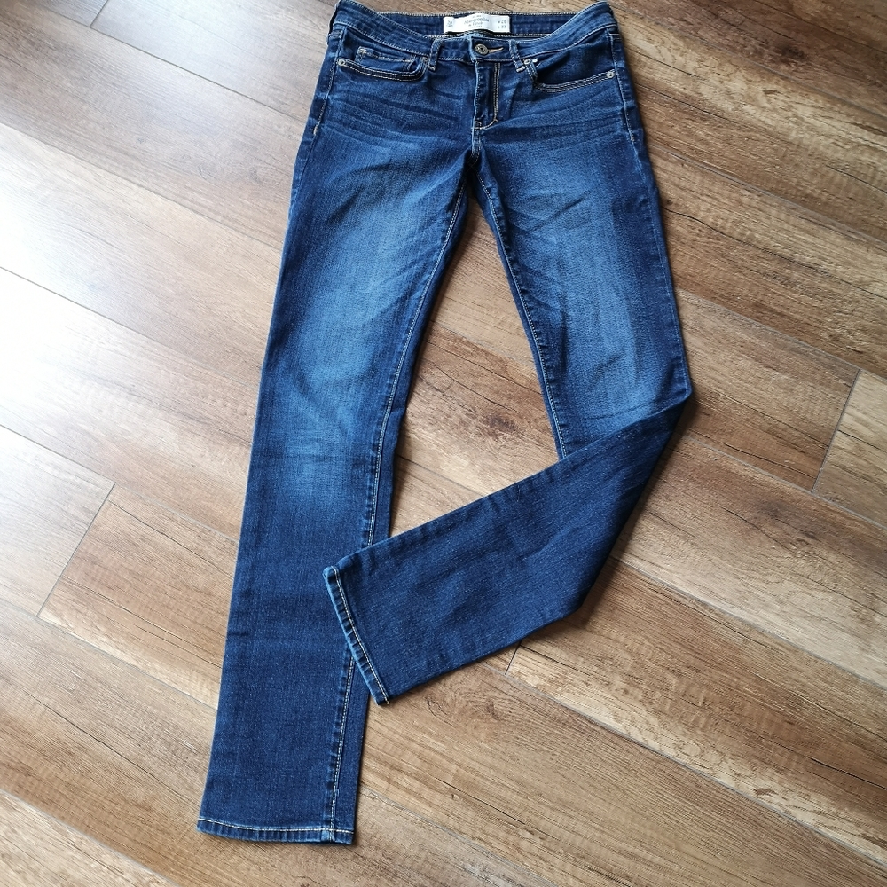 ABERCROMBIE & FITCH AF Skinny Jeans Dark Wash Low Rise size 26